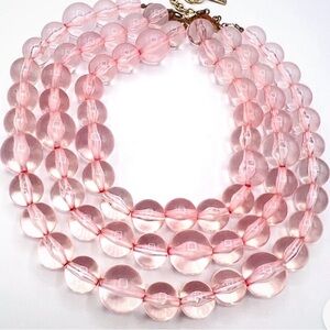 BaubleBar Pink Glass Bead Necklace
